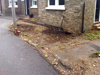 muddy boots landscaping Sleepers Beds and Borders